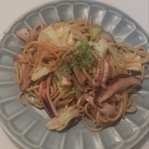 上海風イカ焼きそば